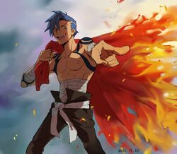 kamina from tengen toppa gurren lagann by jenny (praesepe)