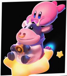 kirby from kirby air riders by henry vargas