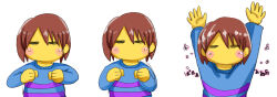 frisk (undertale) from undertale by nattouan