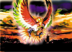 ho-oh from pokemon by kawaguchi youhei