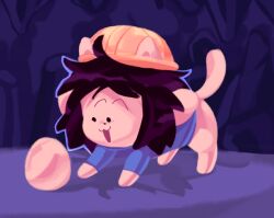 temmie from undertale by superkirbylover
