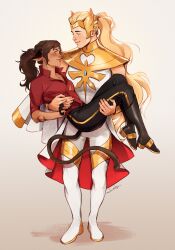 adora (she-ra) from she-ra and the princesses of power by lesly oh