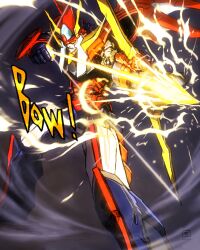 raideen (mecha) from raideen (series) by moyan