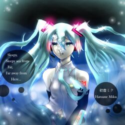 hatsune miku from vocaloid