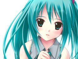 hatsune miku from vocaloid by amino kohaku