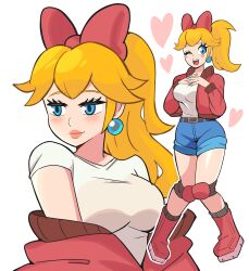 princess peach from mario kart