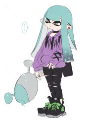 inkling player character from splatoon (series) by coula cat