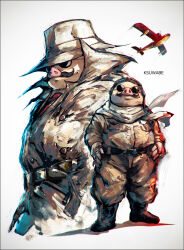 porco rosso (character) from kurenai no buta by k-suwabe