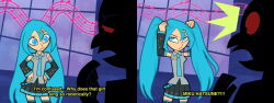 hatsune miku from vocaloid
