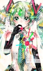 hatsune miku from puzzle (vocaloid) by shirayuki towa