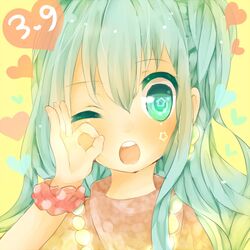hatsune miku from vocaloid by yuuya (pepper minto)