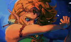 princess zelda from the legend of zelda by meyoco