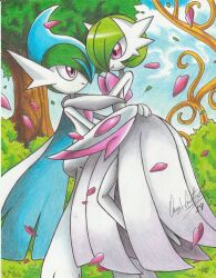 gallade from pokemon by ravernclouk