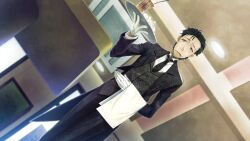okabe rintarou from steins;gate by huke