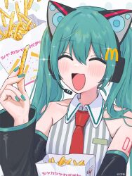 hatsune miku from mcdonald's by hamafugu