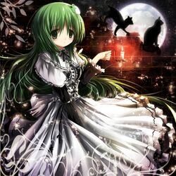 kochiya sanae from touhou by apple228