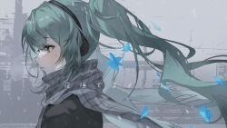 hatsune miku from vocaloid by kiduki
