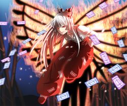 fujiwara no mokou from touhou by pikoring