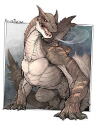 tigrex from monster hunter (series) by knhb tail