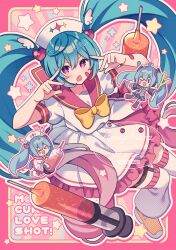 hatsune miku from m@gical cure! love shot! (vocaloid)