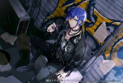 kaito from hatsune miku logic paint s by nonomaro