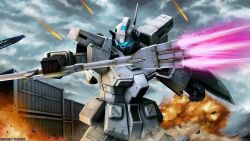 gm (mobile suit) from gundam by tenjin hidetaka