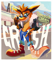 crash bandicoot fan art