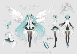 hatsune miku from vocaloid by rella