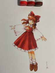 hakurei reimu from touhou by shiratama (hockey)