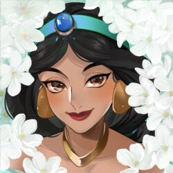 jasmine (disney) from aladdin (disney) by ano (sbee)