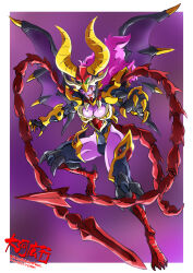 satan gundam from gundam by taiga hiroyuki