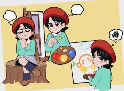 adeleine from kirby (series) by delatoid