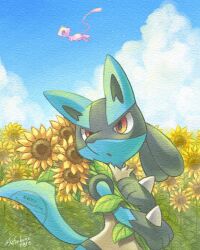 lucario from pokemon by sasabunecafe
