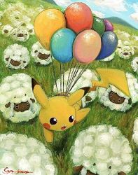 flying pikachu from pokemon by gyura