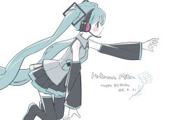 hatsune miku from vocaloid