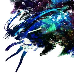 black rock shooter (character) from black rock shooter by suzuki sanami