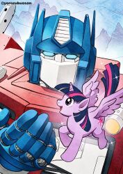 optimus prime from my little pony by yorozu