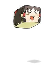 hakurei reimu from minecraft by river (artist)