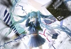 hatsune miku from vocaloid by aocean