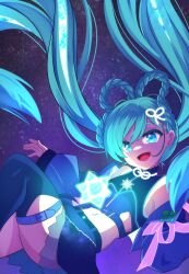 hatsune miku from magical mirai (vocaloid)