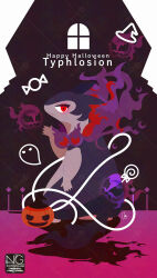 hisuian typhlosion from halloween by meme (sleepsheep)