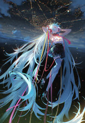 hatsune miku from vocaloid by tameiki