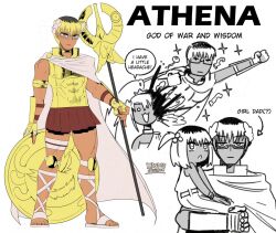 athena (mythology) from greek mythology by wanderjegson