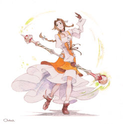 aerith gainsborough from final fantasy by okha
