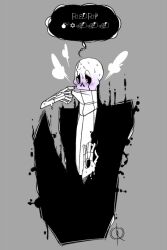 w.d. gaster from undertale by leeffi