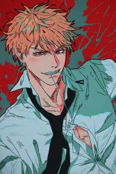 denji (chainsaw man) fan art