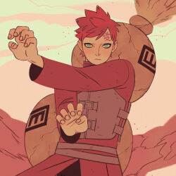 gaara (naruto) from naruto (series)