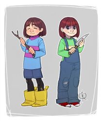 chara (undertale) from undertale by leeffi