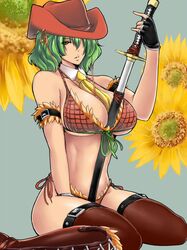 kazami yuuka from oneechanbara by tobisawa