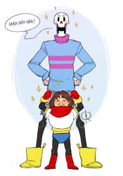 frisk (undertale) from undertale by leeffi